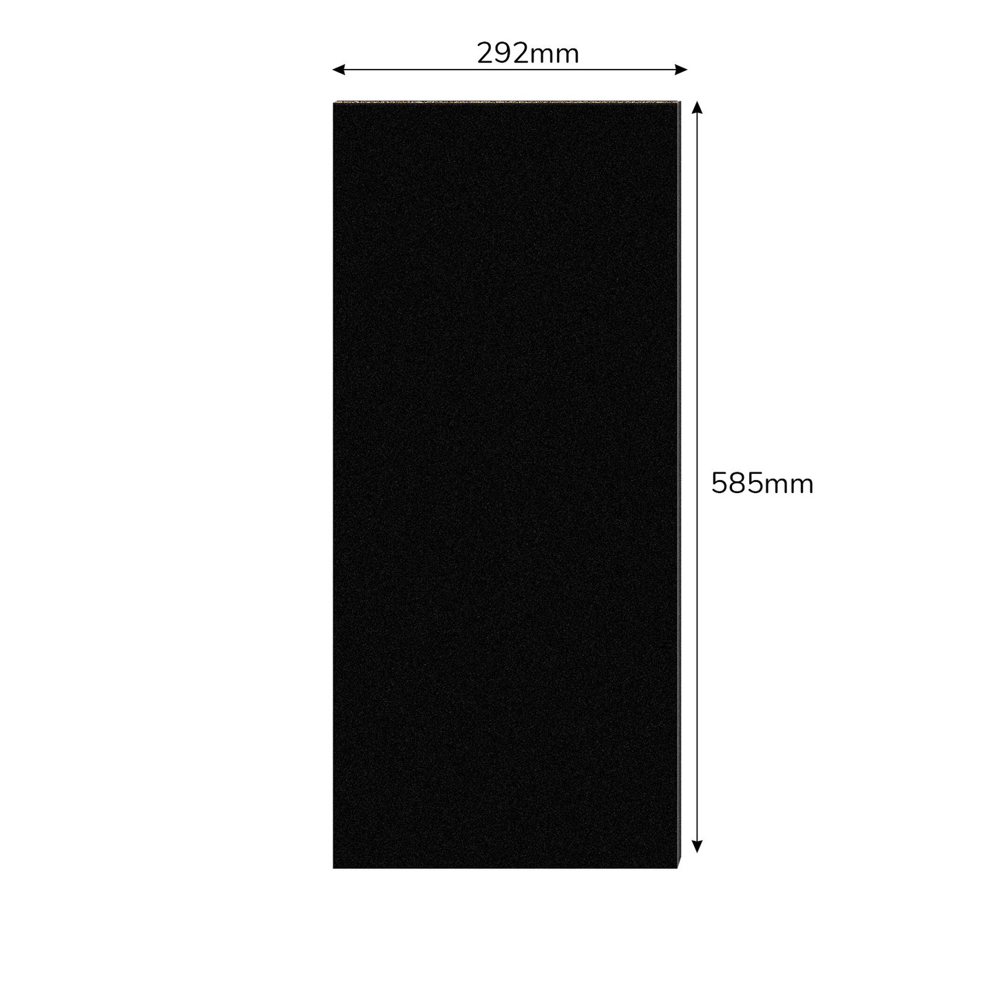 29-Piece Melamine Particle Board Set – Double-Sided Laminate for Furniture & DIY Black