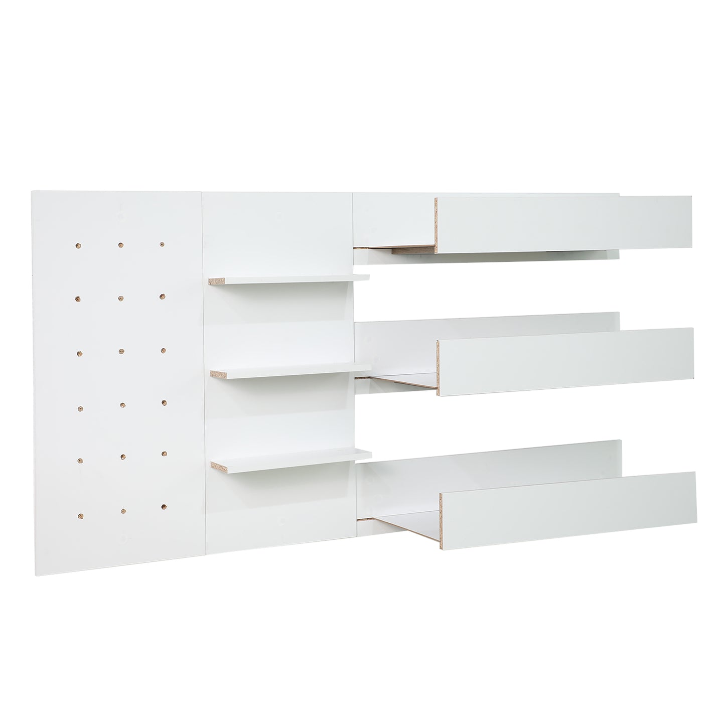 29-Piece Melamine Particle Board Set – Double-Sided Laminate for Furniture & DIY White