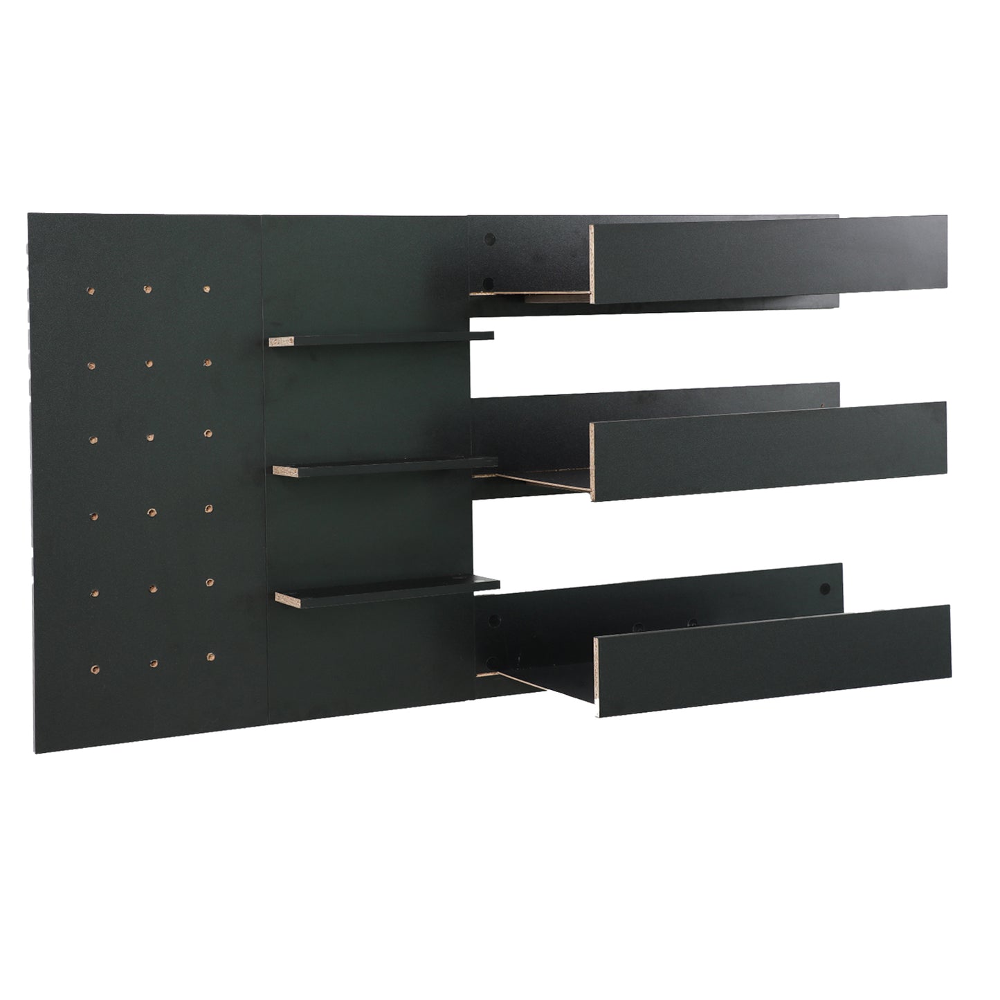 29-Piece Melamine Particle Board Set – Double-Sided Laminate for Furniture & DIY Black
