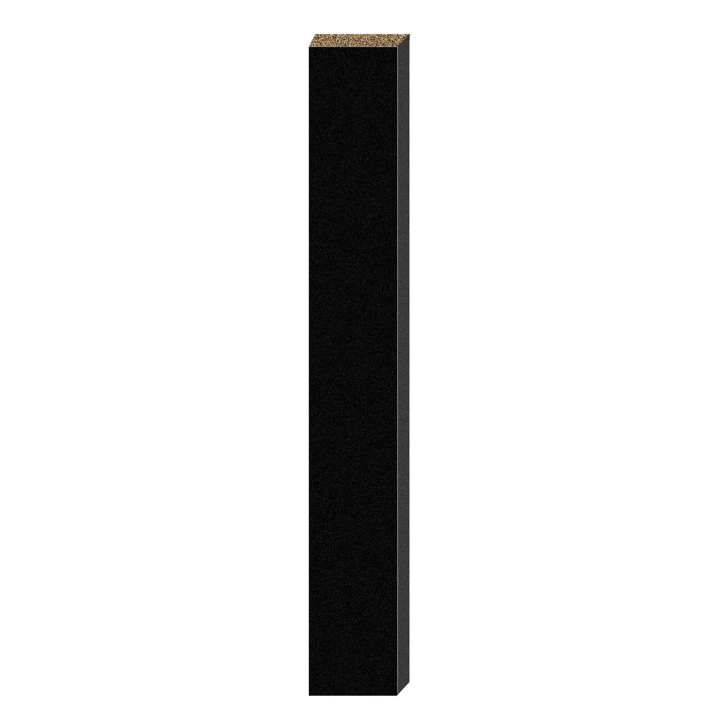 24.69" x 2.32" x 0.59" Melamine Faced Particle Board - Double-Sided Laminated