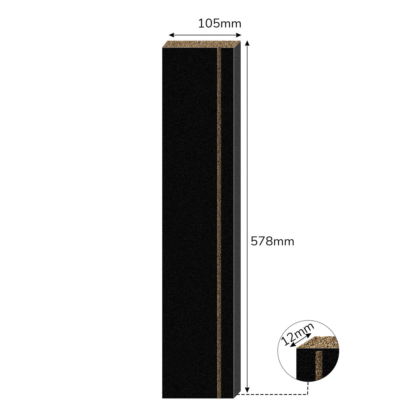 29-Piece Melamine Particle Board Set – Double-Sided Laminate for Furniture & DIY Black
