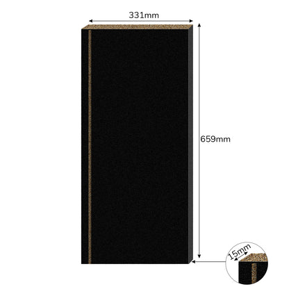 0.59" Thick Melamine Particle Board– Double-Sided Laminate