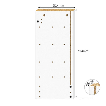 14-Piece Melamine Particle Board Set – Double-Sided Laminate
