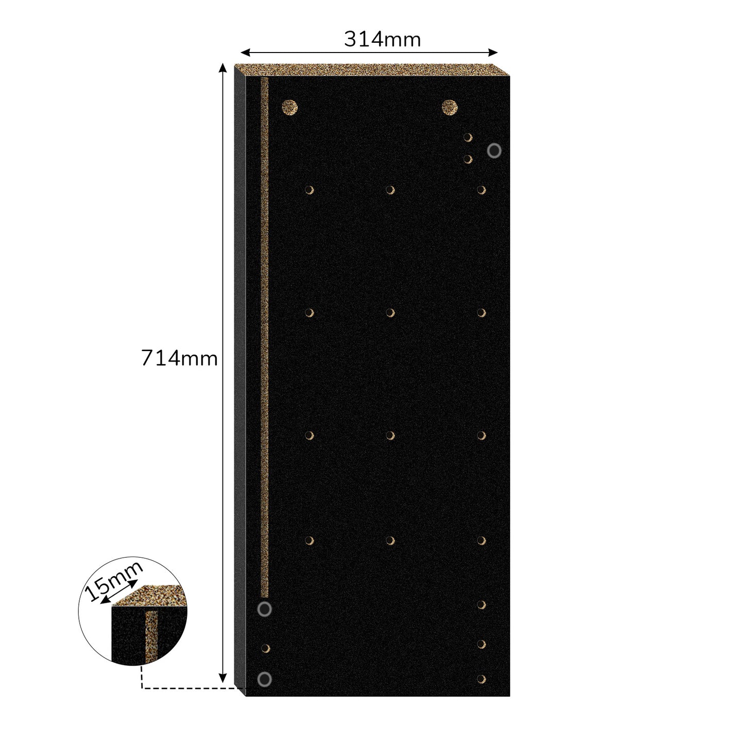 7-Piece Melamine Particle Board Set – Double-Sided Laminate