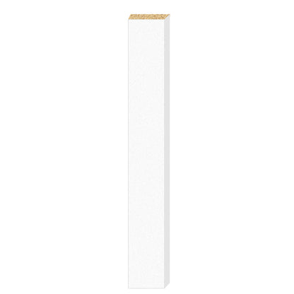 24.69" x 2.32" x 0.59" Melamine Faced Particle Board - Double-Sided Laminated