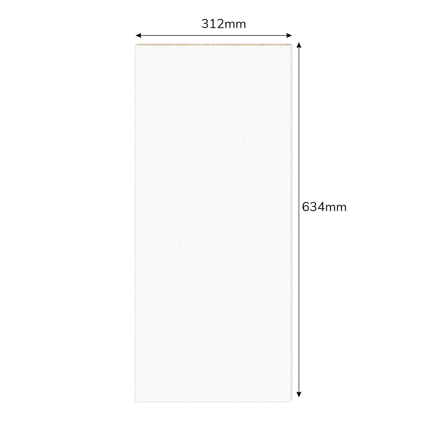 29-Piece Melamine Particle Board Set – Double-Sided Laminate for Furniture & DIY White