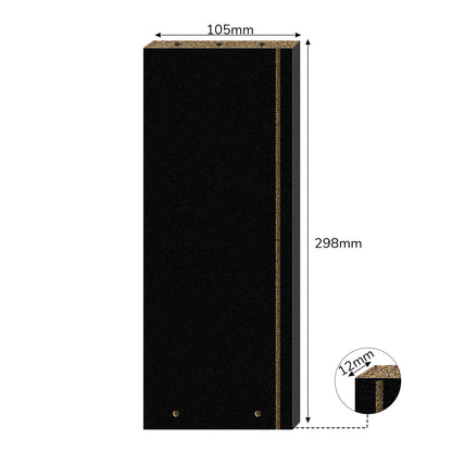 29-Piece Melamine Particle Board Set – Double-Sided Laminate for Furniture & DIY Black